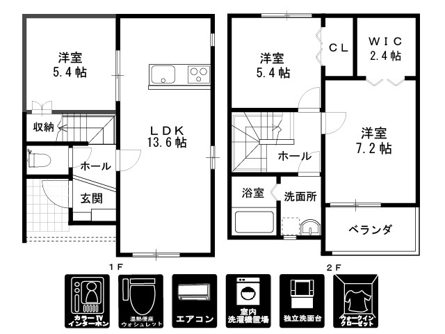 テラスハウス福岡 間取り