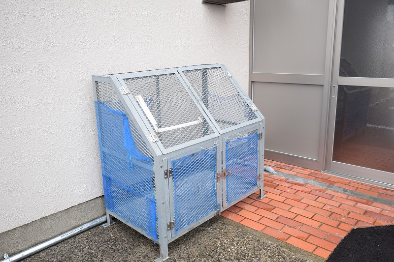 グランテラス駅南 敷地内ごみ置き場